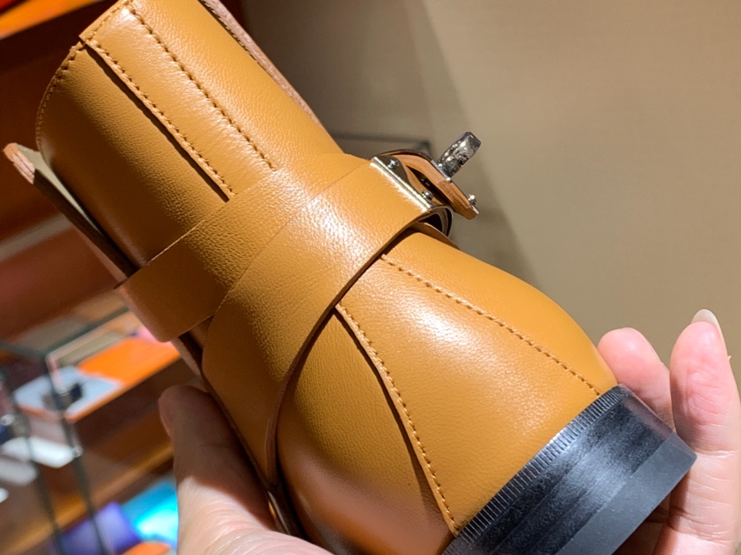 爱马仕neo靴  kelly短靴 意大利树羔皮底  纯手工缝制工艺 羊皮 35～41 正常码数