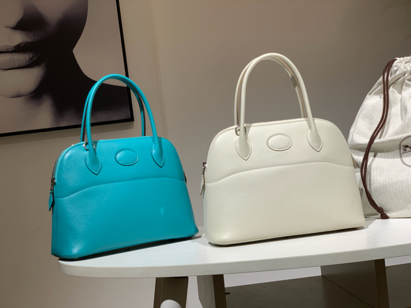 HERMES 爱马仕 Bolide Swift皮 10奶昔白