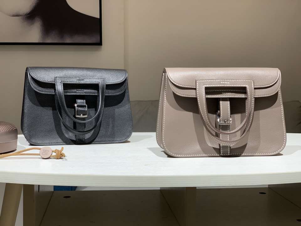 HERMES 爱马仕 Halzan swift 大象灰 配全套专柜原版包装