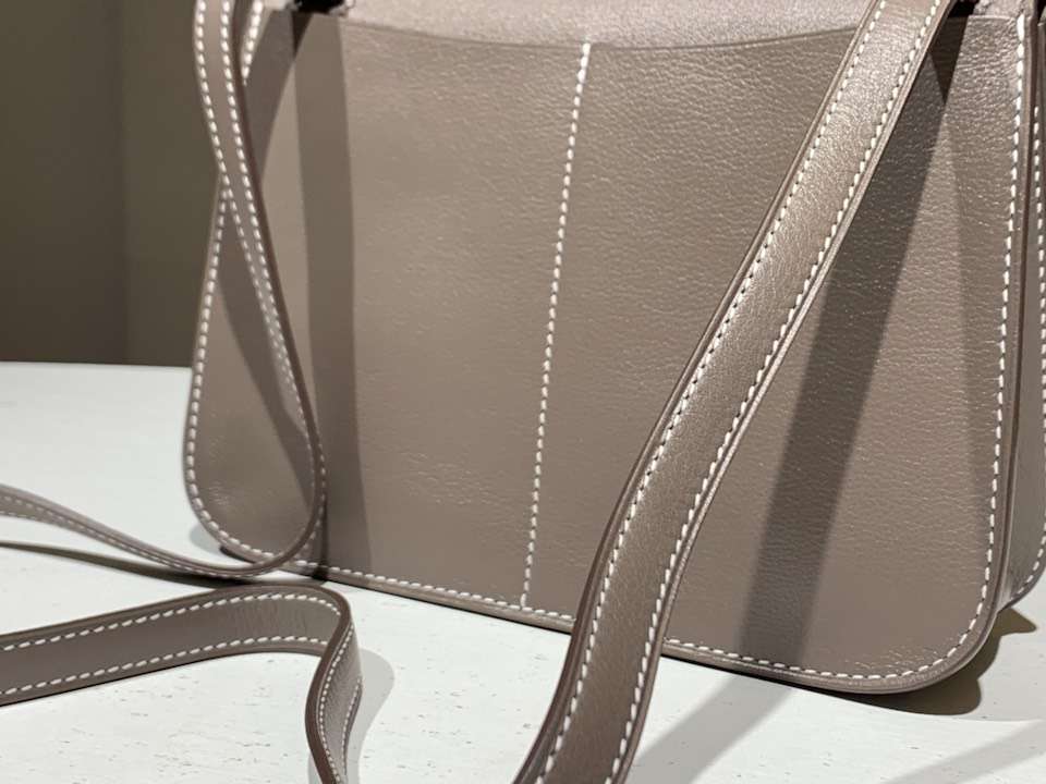 HERMES 爱马仕 Halzan swift 大象灰 配全套专柜原版包装