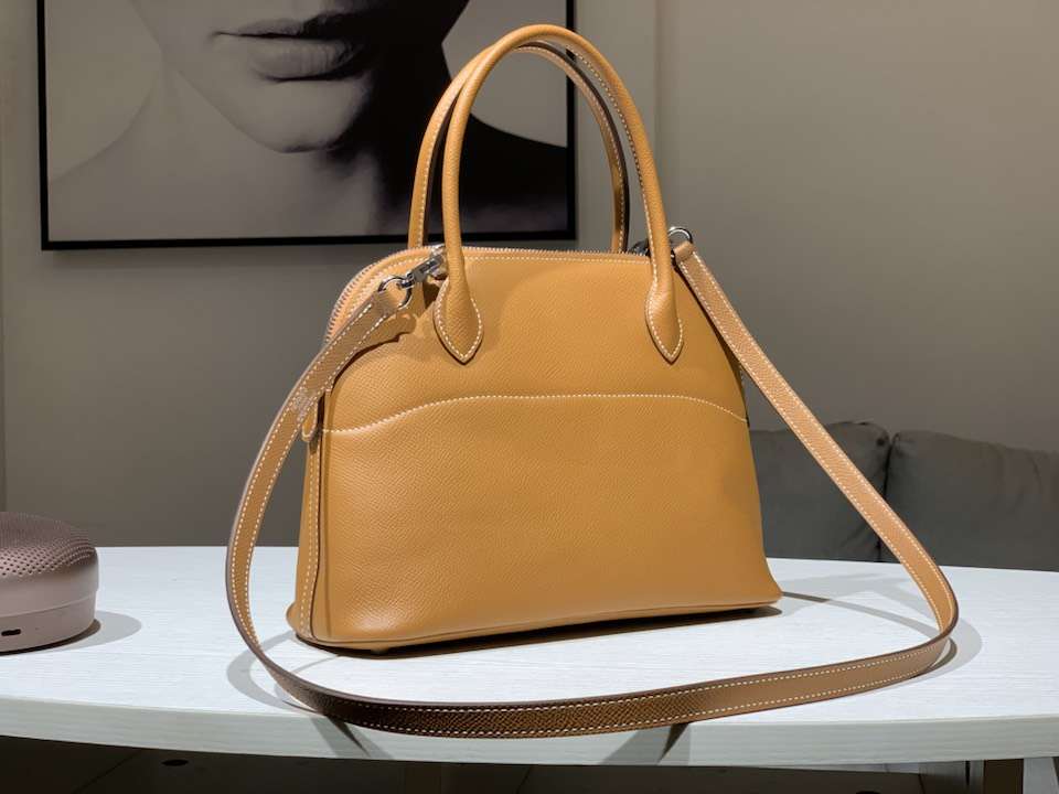 HERMES 爱马仕 Bolide epsom皮 金棕色
