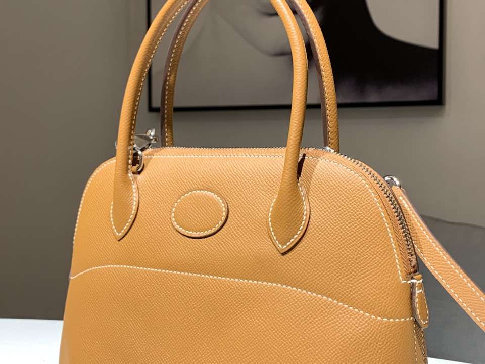 HERMES 爱马仕 Bolide epsom皮 金棕色
