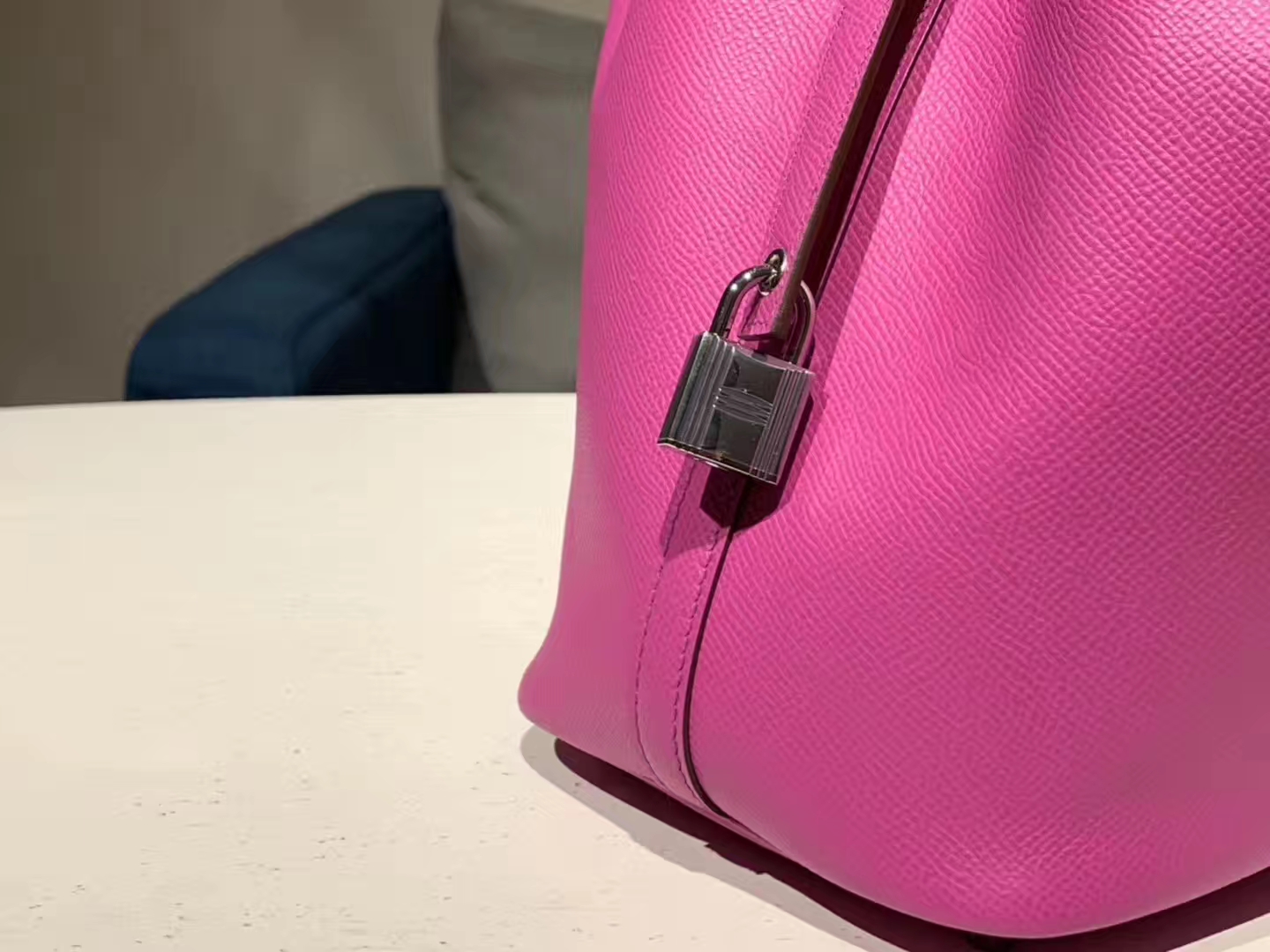 菜篮子 Picotin 编织手柄 玫红 配全套专柜原版包装