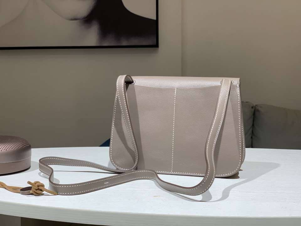 HERMES 爱马仕 Halzan swift 大象灰 配全套专柜原版包装