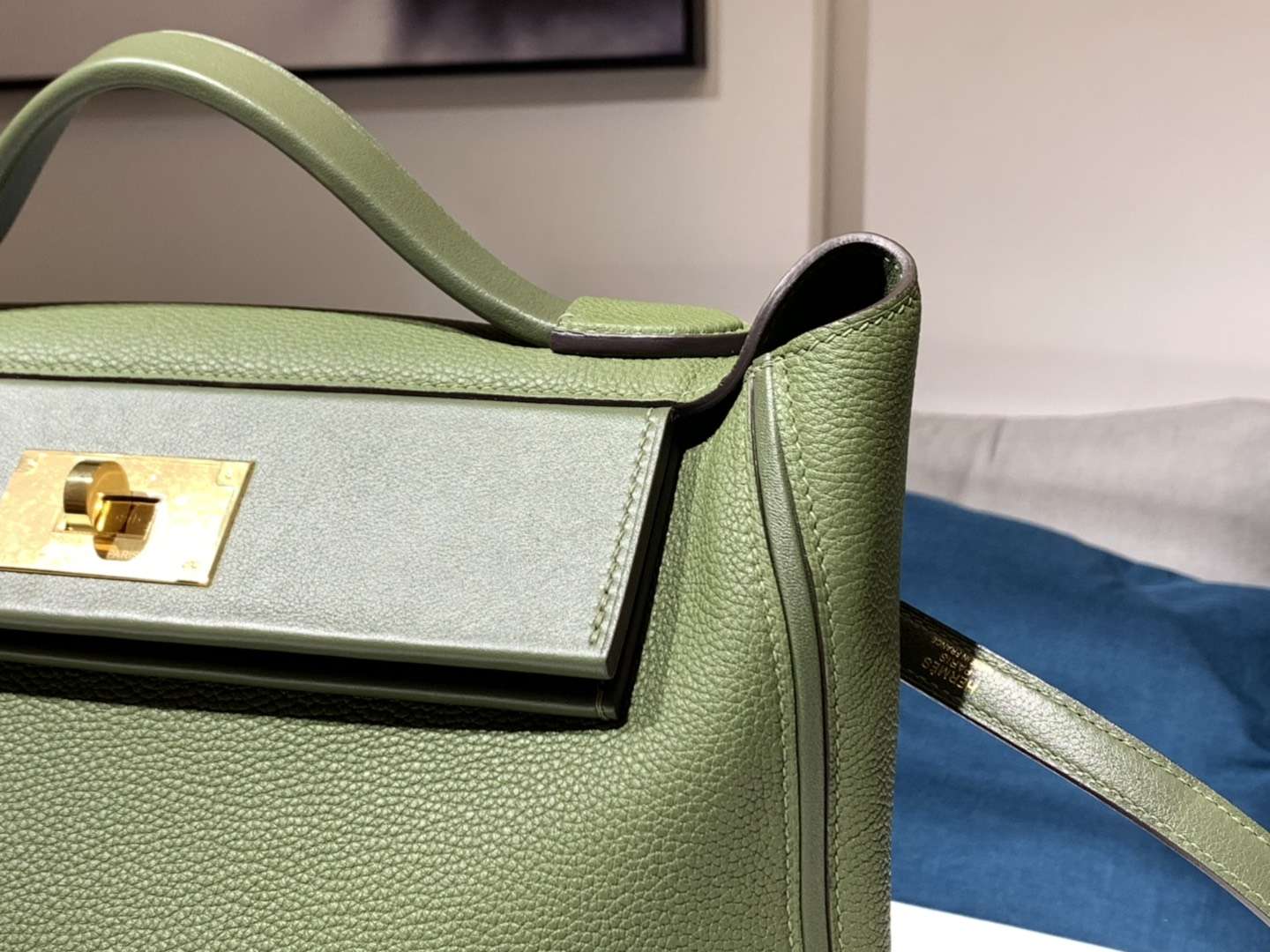 HERMES 爱马仕 kelly24/24 椰林绿 接受订单