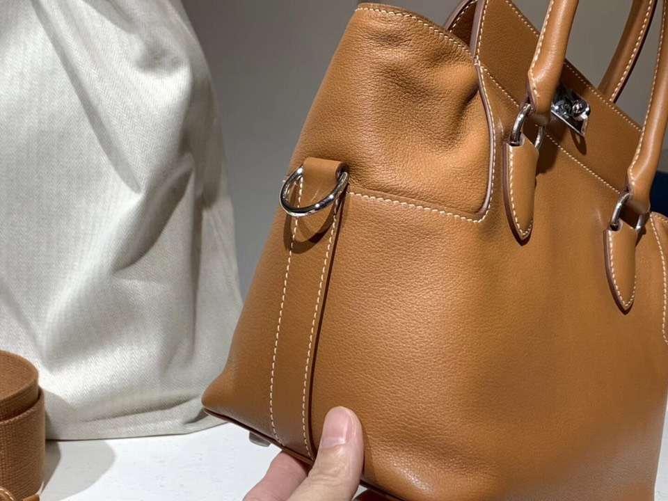 HERMES 爱马仕 专柜新款 Toolbox Swift 牛奶盒 20cm