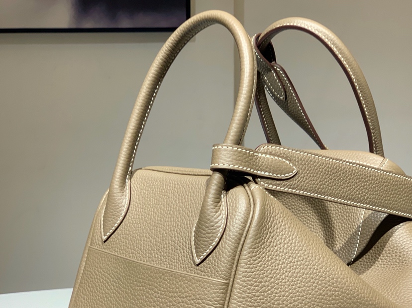 Lindy 26/30cm Togo皮 纯手工 s2 风衣灰 trench 配全套专柜原版包装
