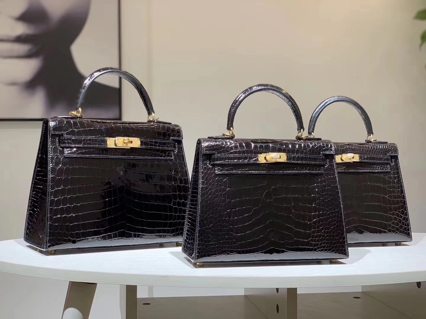 HERMES 爱马仕 Kelly 25cm 28cm 鳄鱼皮 现货