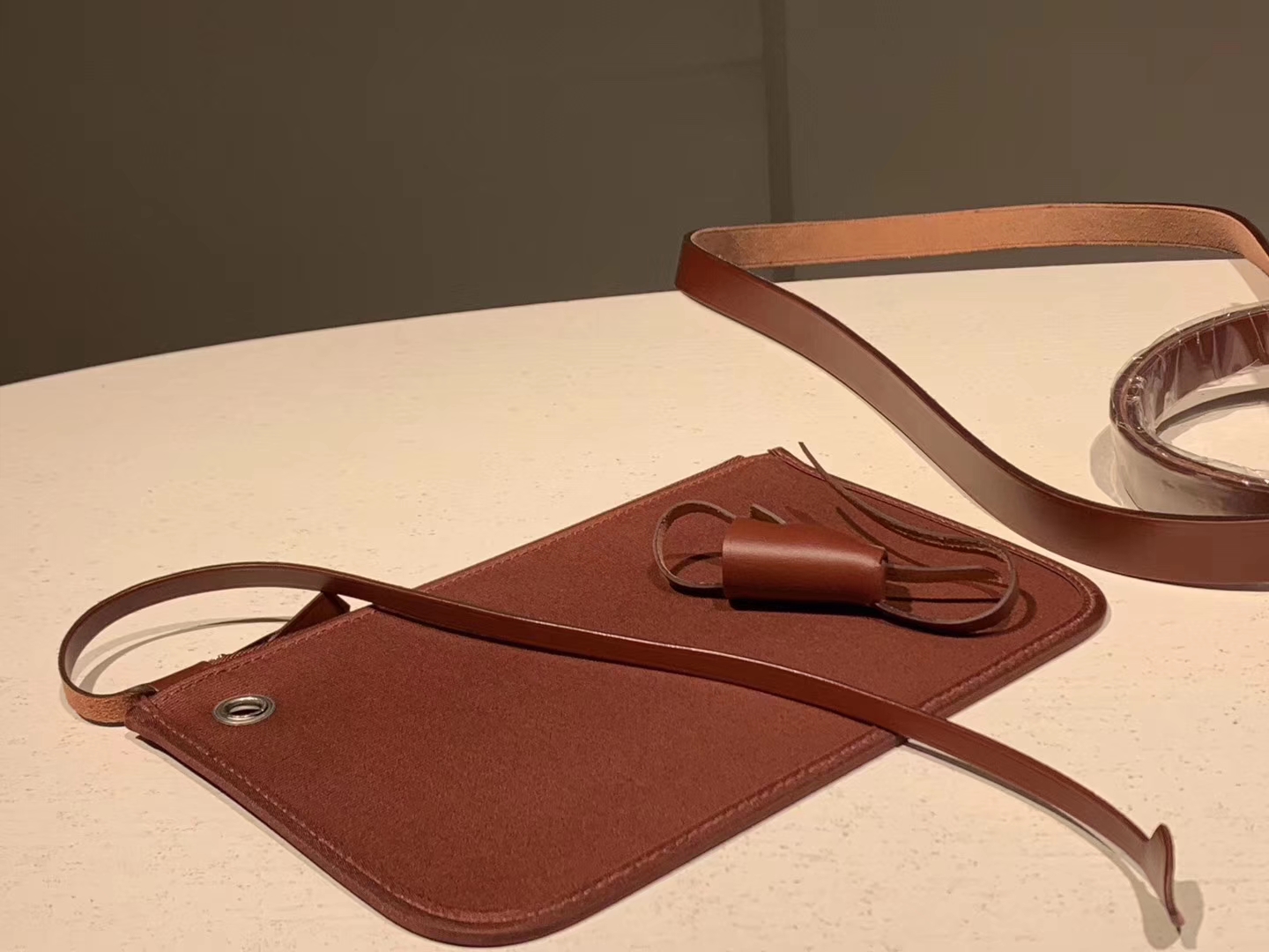 HEREMES 爱马仕 新配色 Herbag 深棕色 31cm