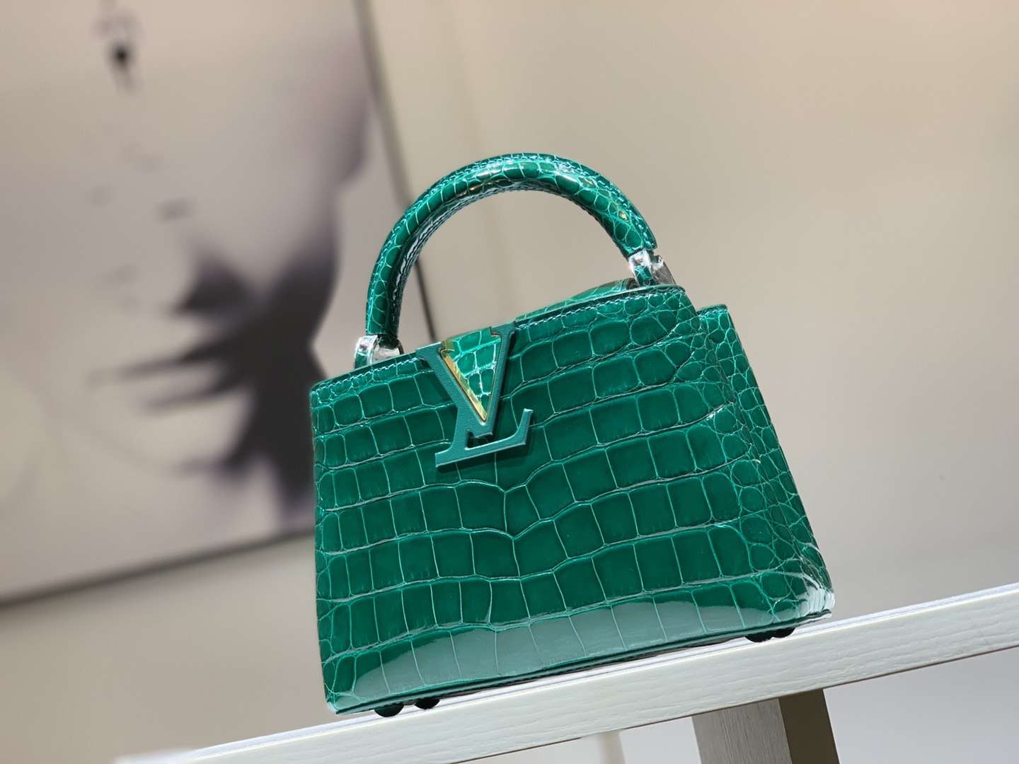 Alligator 美洲鳄 路易威登 经典小V 顶级品质 欢迎定制