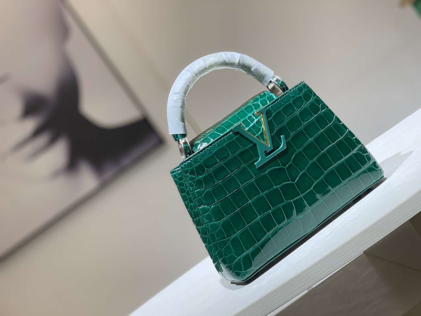 Alligator 美洲鳄 路易威登 经典小V 顶级品质 欢迎定制
