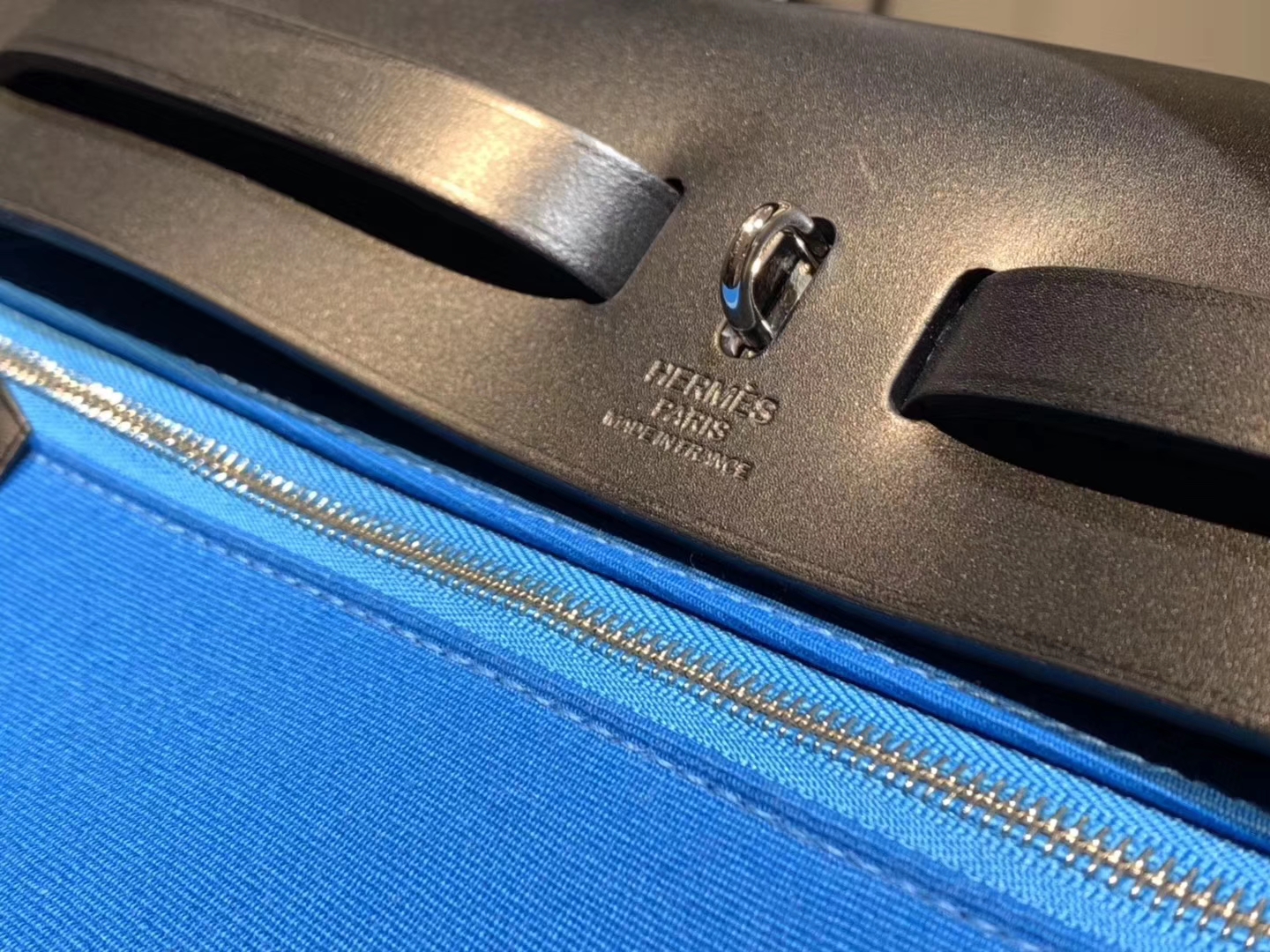 HEREMES 爱马仕 新配色 Herbag T7 水妖蓝 31cm