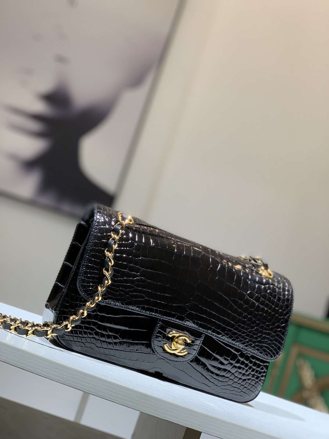 Alligator 美洲鳄 CHANEL香奈儿 CF 20/25 接受定制 金银扣