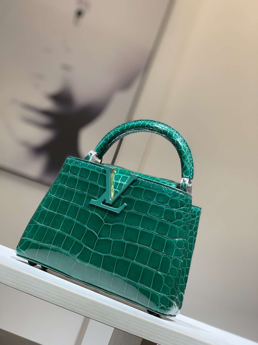 Alligator 美洲鳄 路易威登 经典小V 顶级品质 欢迎定制