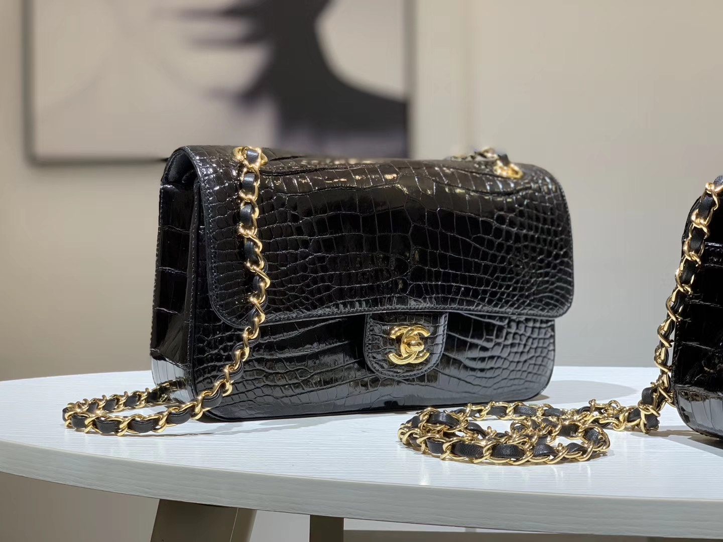 Alligator 美洲鳄 CHANEL香奈儿 CF 20/25 接受定制 金银扣