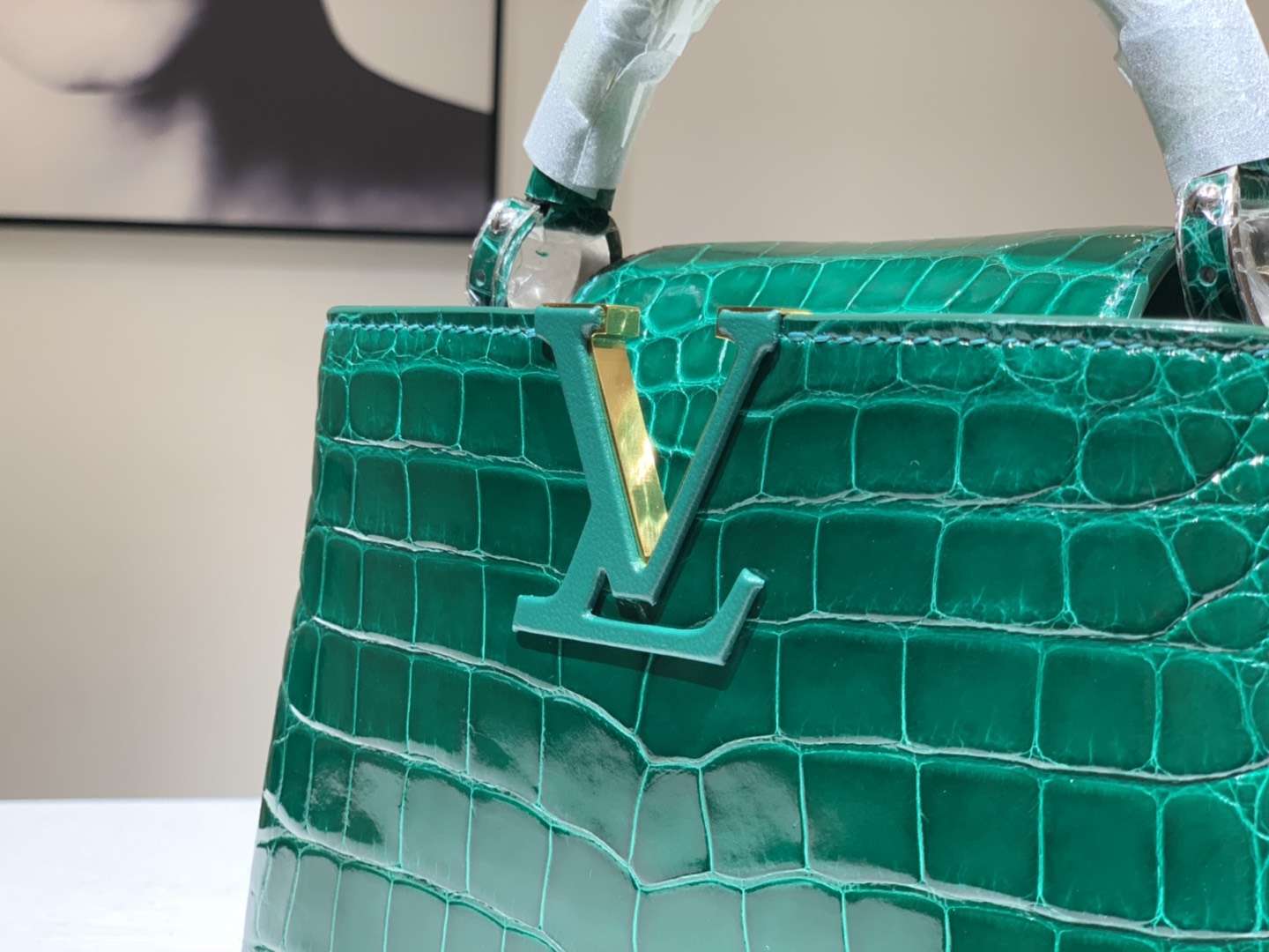 Alligator 美洲鳄 路易威登 经典小V 顶级品质 欢迎定制
