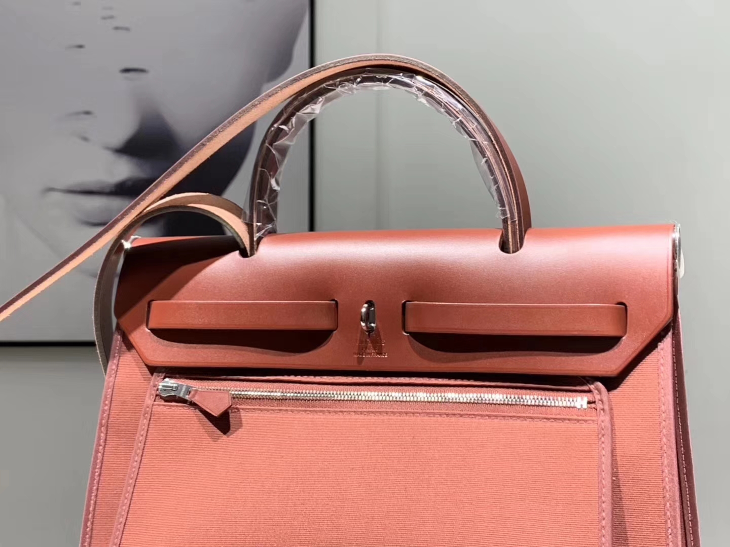 HEREMES 爱马仕 新配色 Herbag 深棕色 31cm