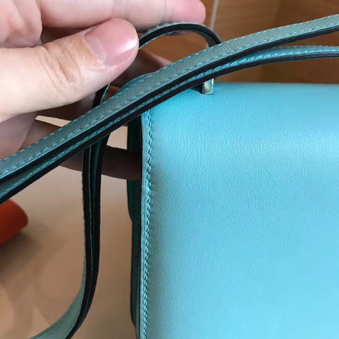HERMES 爱马仕 空姐包 Constance 18cm 24cm  马卡龙 蜥蜴扣