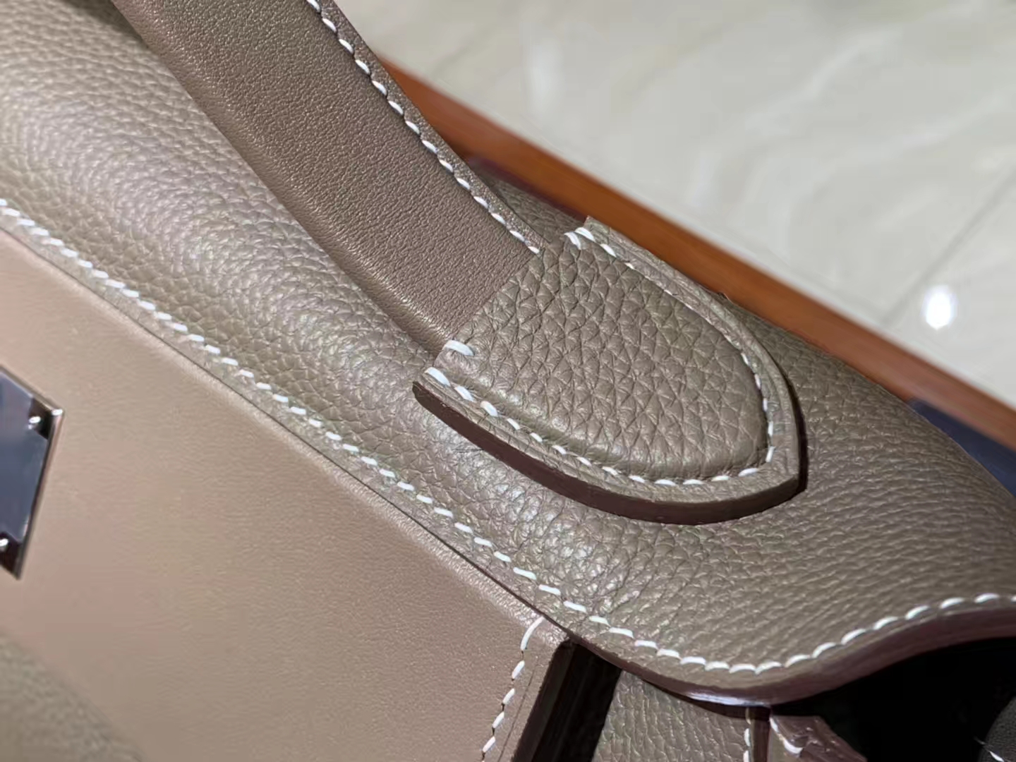 HERMES 爱马仕 kelly24/24 大象灰 接受订单