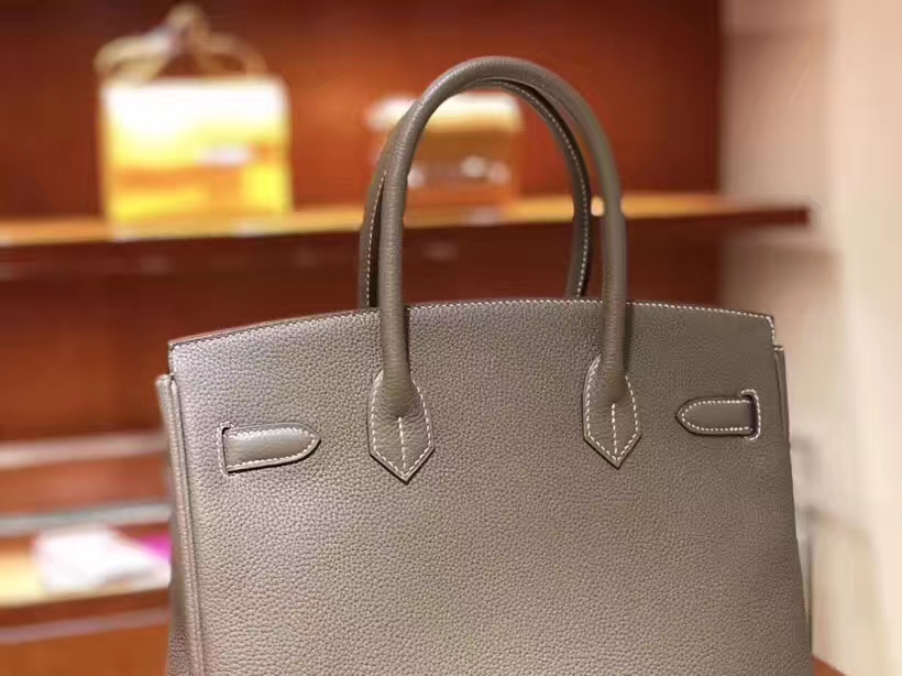 爱马仕 HERMES 铂金包 Birkin 25cm 30cm 大象灰 配全套专柜原版包装 全球发售
