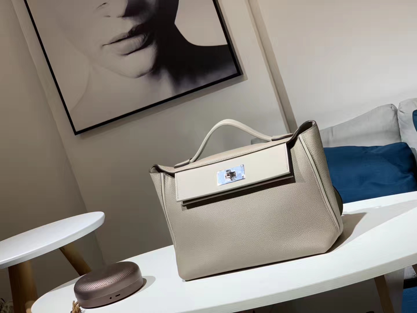 HERMES 爱马仕 kelly24/24 沥青灰 接受订单