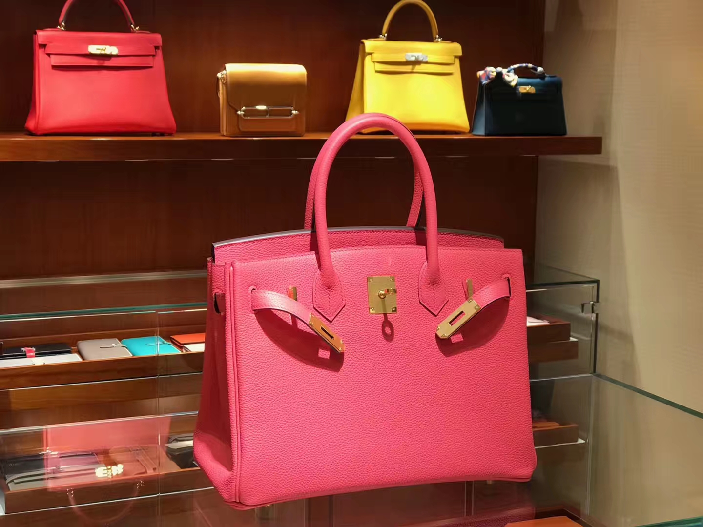 爱马仕 HERMES 铂金包 Birkin 25cm 30cm 唇膏粉 配全套专柜原版包装 全球发售