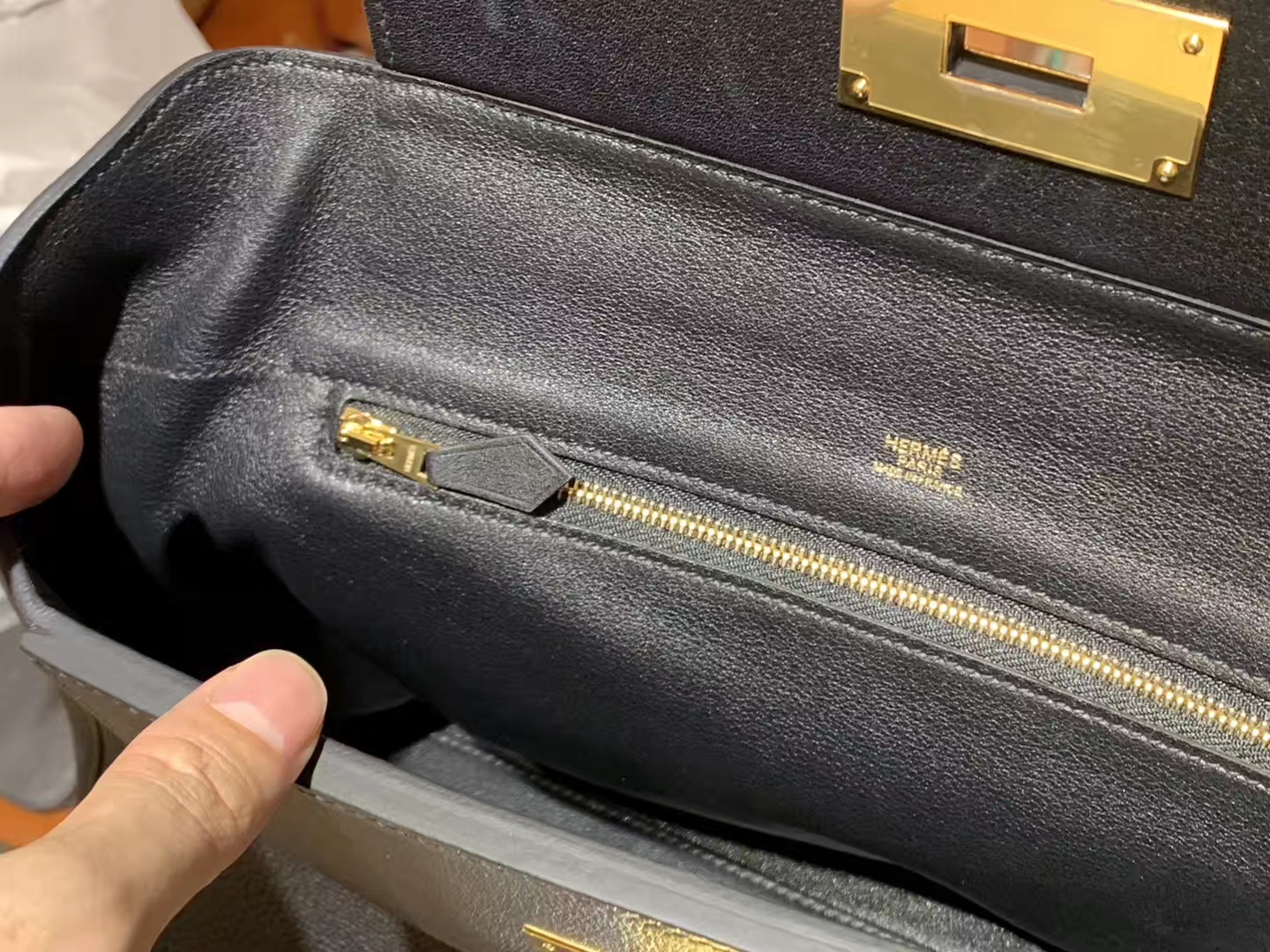 HERMES 爱马仕 kelly24/24 黑色 接受订单