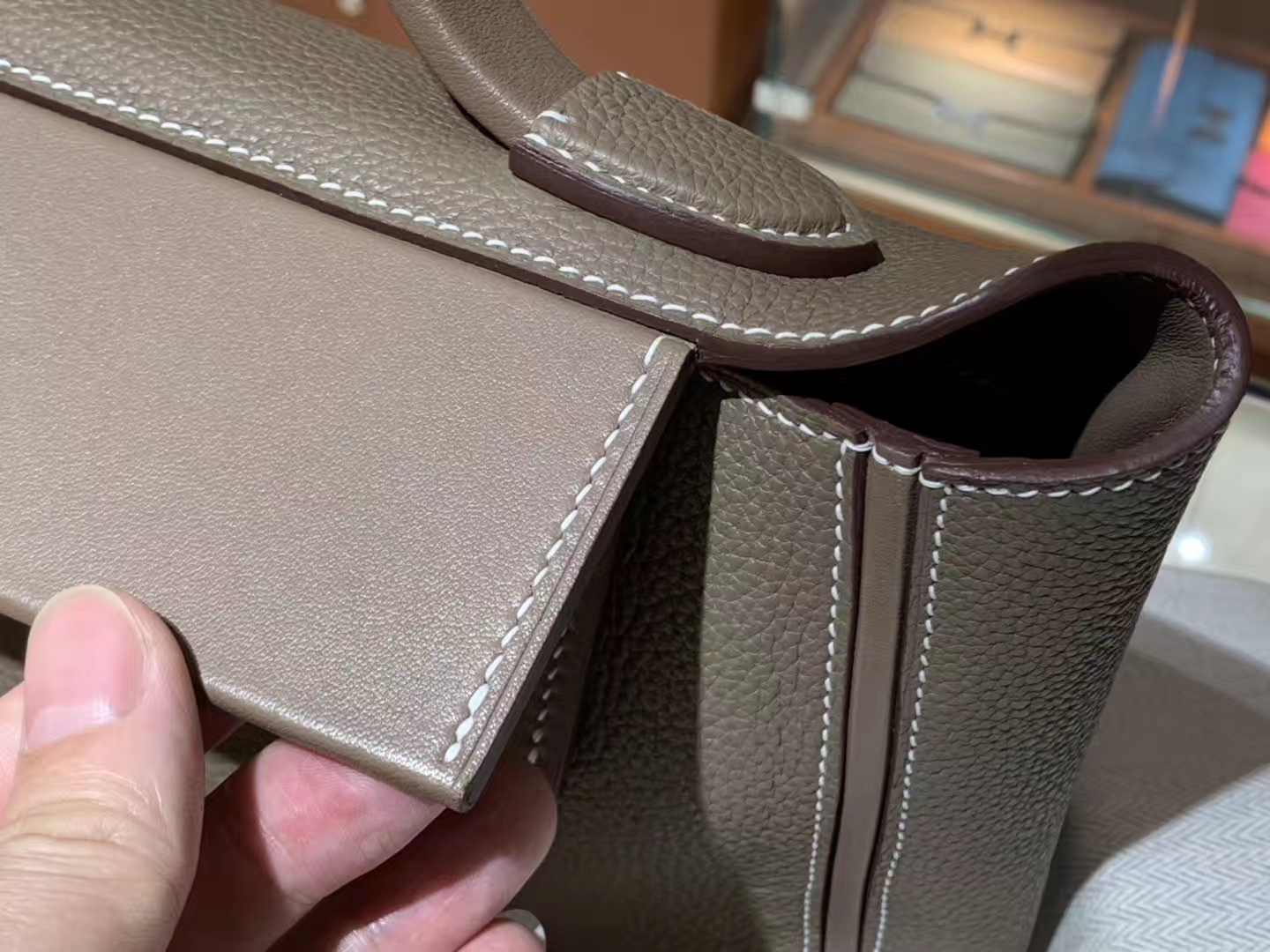HERMES 爱马仕 kelly24/24 大象灰 接受订单