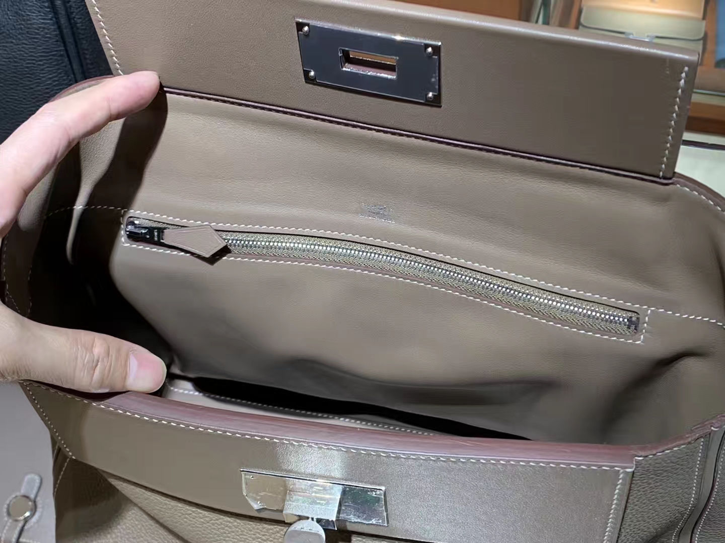 HERMES 爱马仕 kelly24/24 大象灰 接受订单