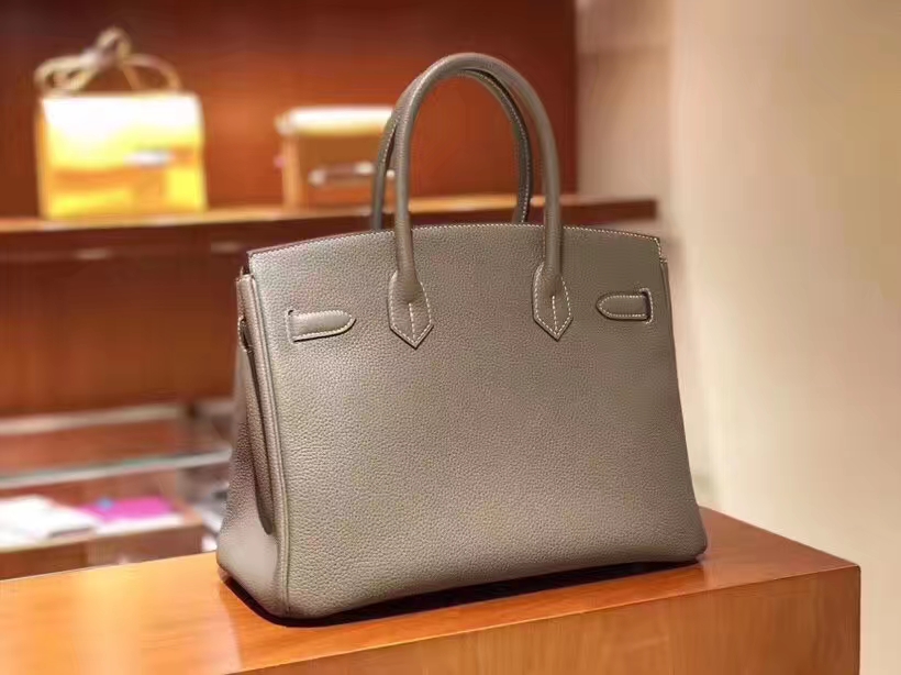 爱马仕 HERMES 铂金包 Birkin 25cm 30cm 大象灰 配全套专柜原版包装 全球发售