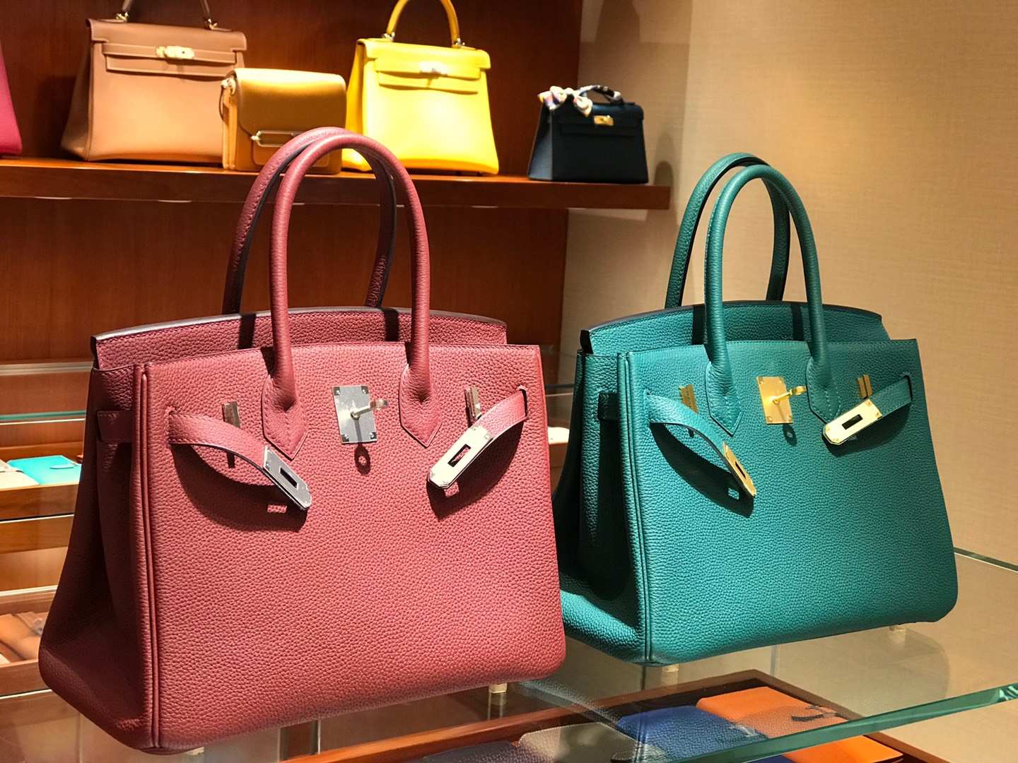 爱马仕 HERMES 铂金包 Birkin 25cm 30cm 波尔多酒红 配全套专柜原版包装 全球发售