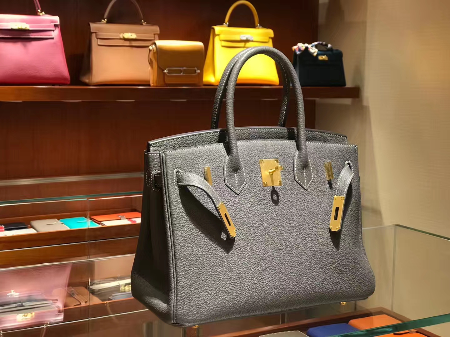 爱马仕 HERMES 铂金包 Birkin 25cm 30cm 锡器灰 配全套专柜原版包装 全球发售