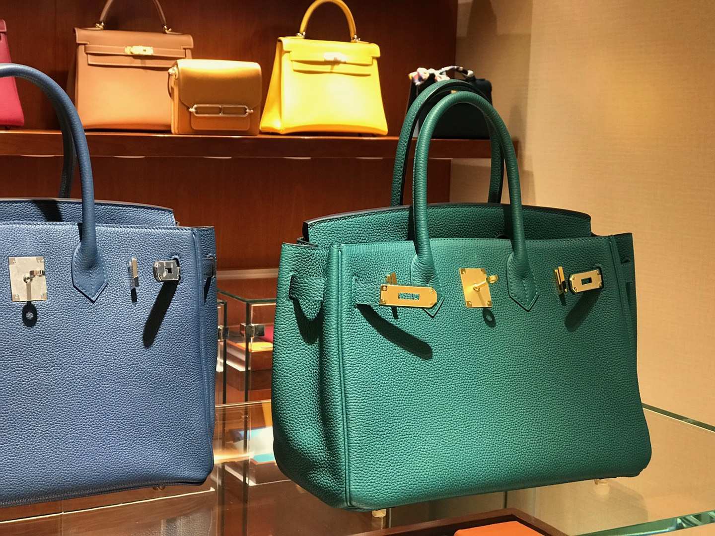 爱马仕 HERMES 铂金包 Birkin 25cm 30cm 孔雀绿 配全套专柜原版包装 全球发售
