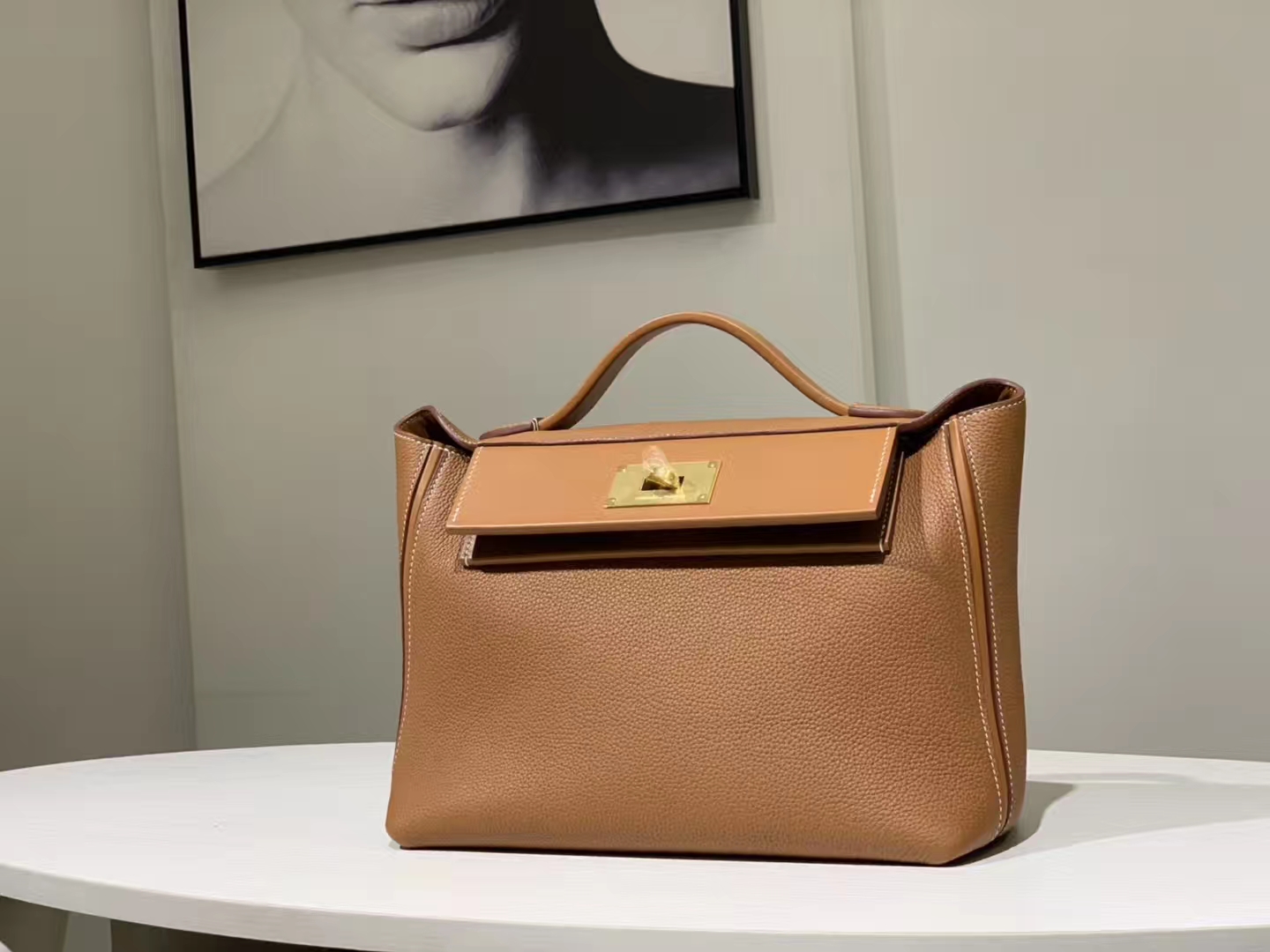 HERMES 爱马仕 kelly24/24  金棕色 接受订单
