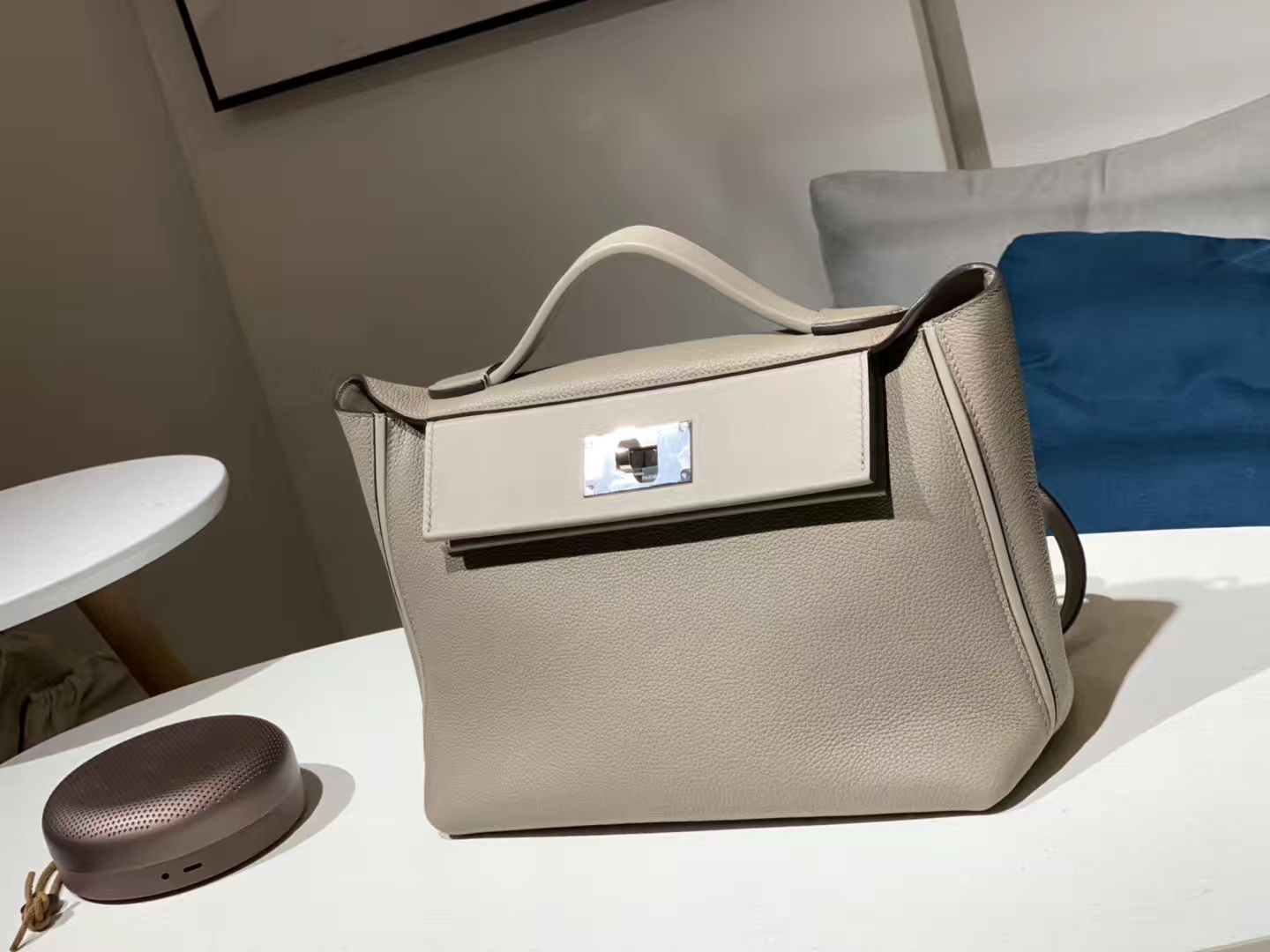 HERMES 爱马仕 kelly24/24 沥青灰 接受订单