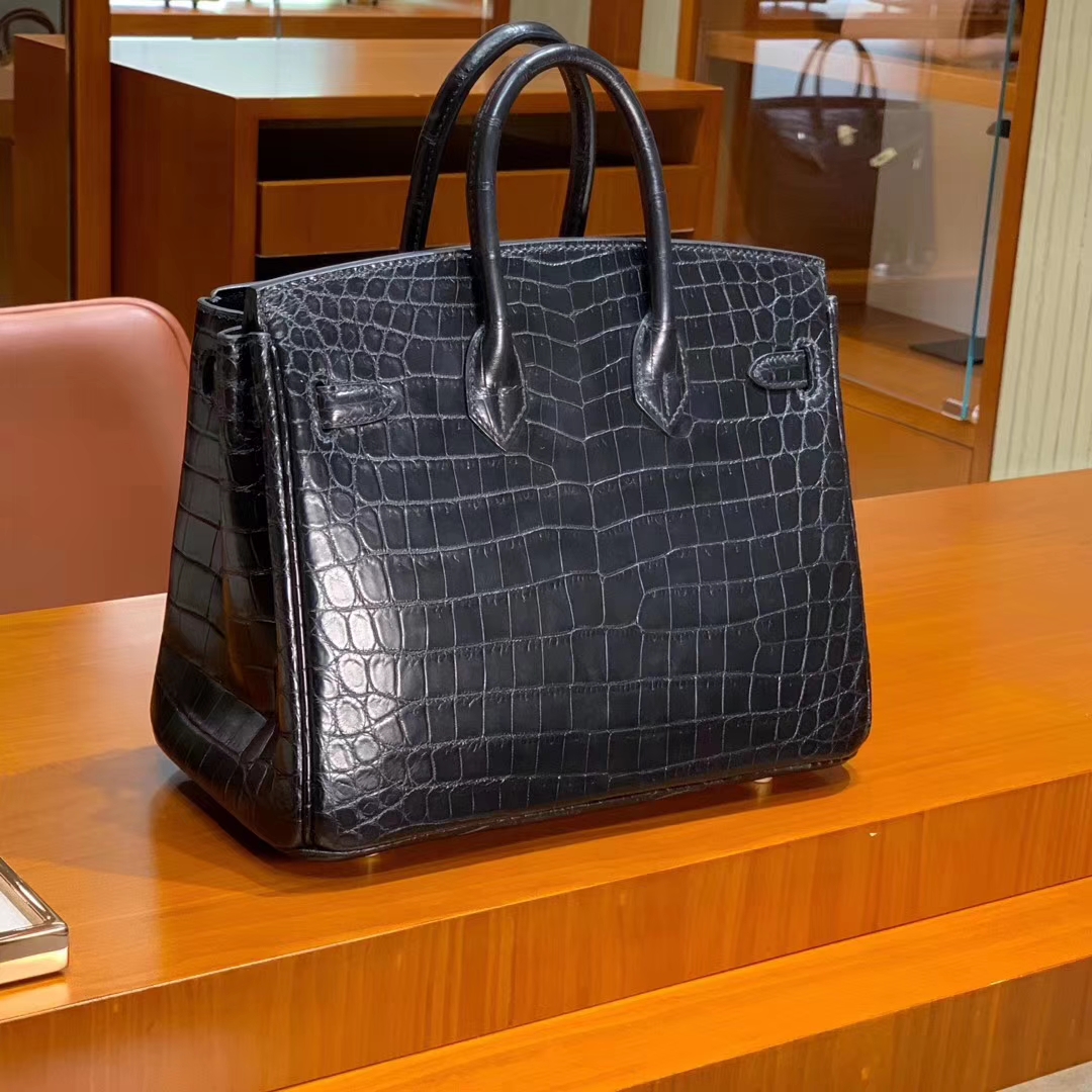 爱马仕 HERMES Birkin 铂金包 25cm 30cm 鳄鱼皮 配全套专柜原版包装 全球发售