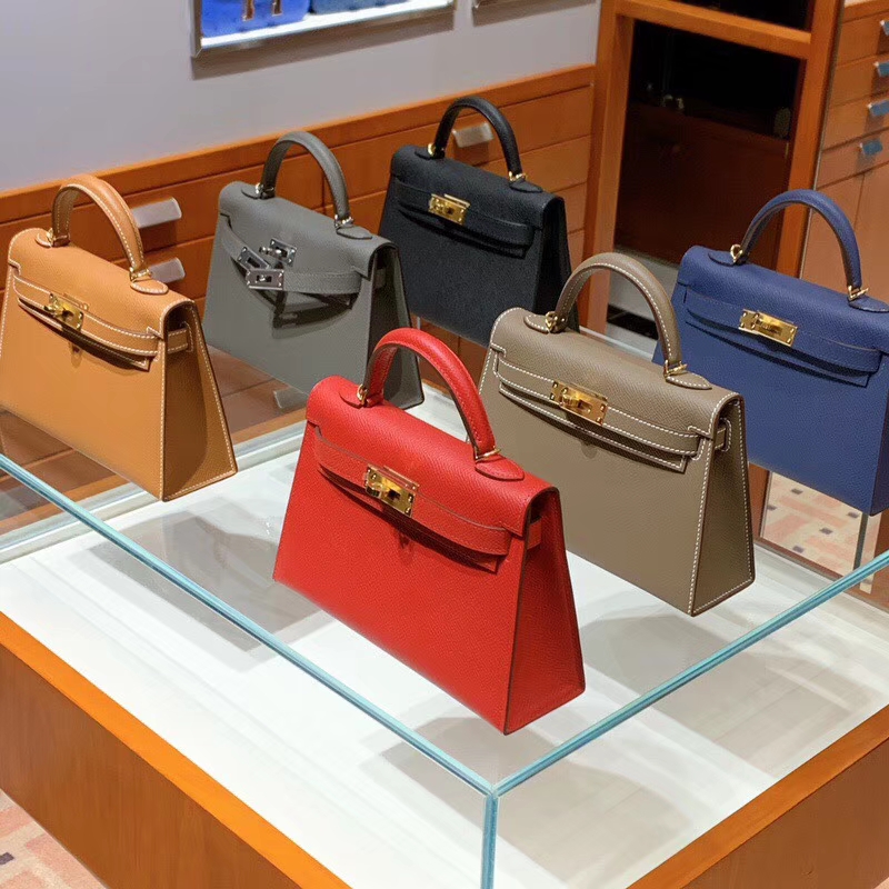 爱马仕 HERMES MiniKelly 2 配原版正品全套包装 金银扣可定制