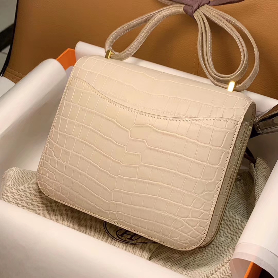 HERMES Constance 19CM 24CM 鳄鱼皮 现货