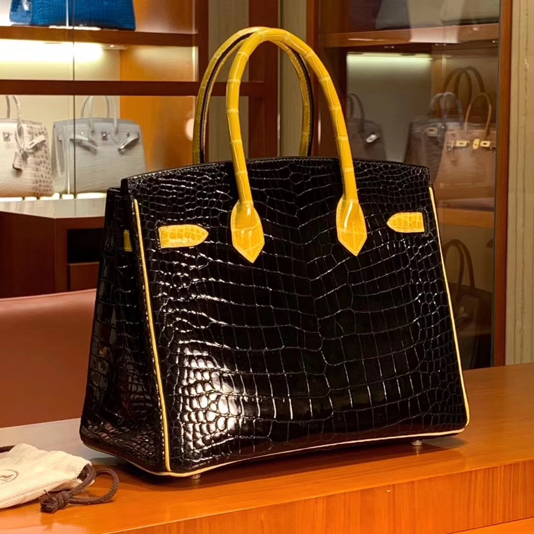 HERMES 原厂进口鳄鱼皮 每个纹路都是独一无二的 顶级做工 Birkin 25cm 30cm 