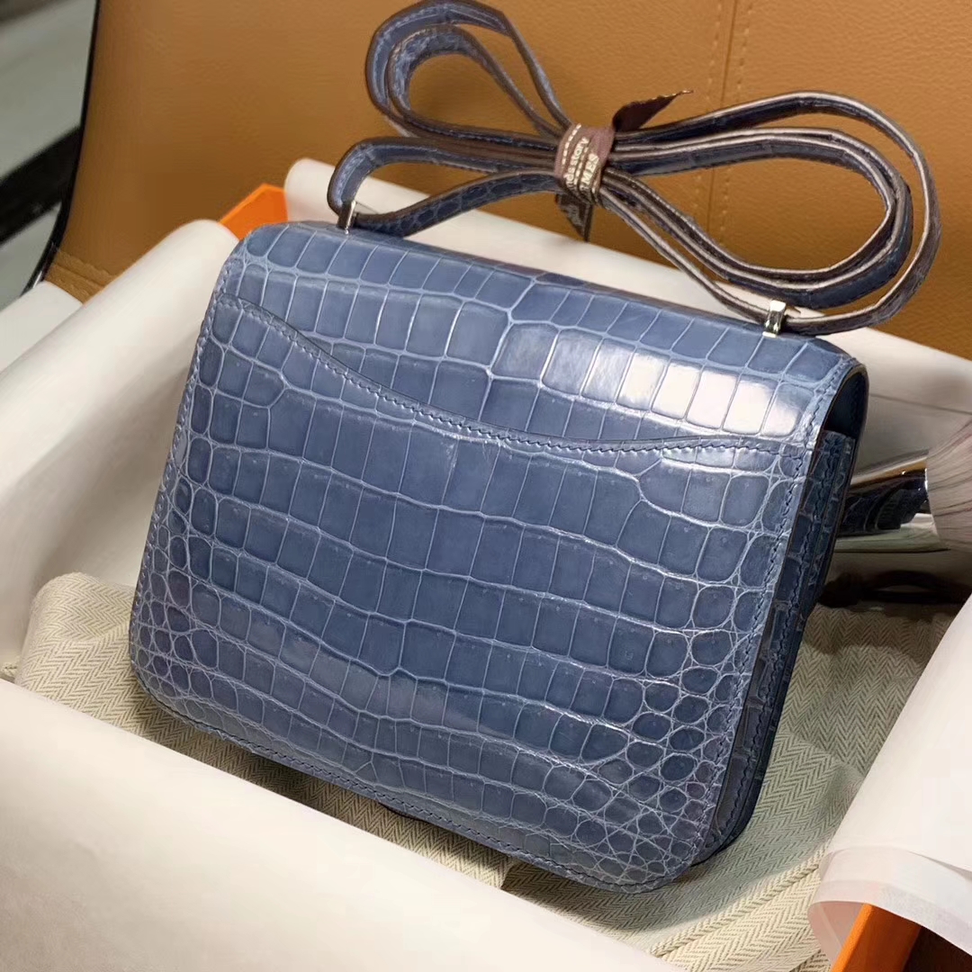 HERMES Constance 19CM 24CM 鳄鱼皮 现货