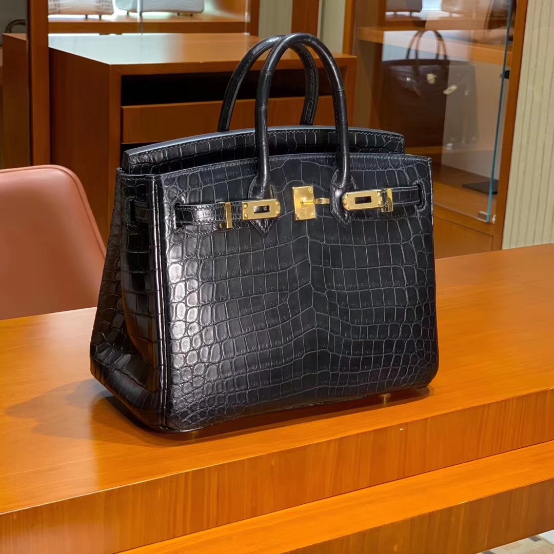 爱马仕 HERMES Birkin 铂金包 25cm 30cm 鳄鱼皮 配全套专柜原版包装 全球发售