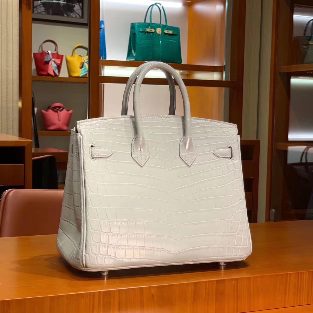 HERMES 原厂进口鳄鱼皮 每个纹路都是独一无二的 顶级做工 Birkin 25cm 30cm 