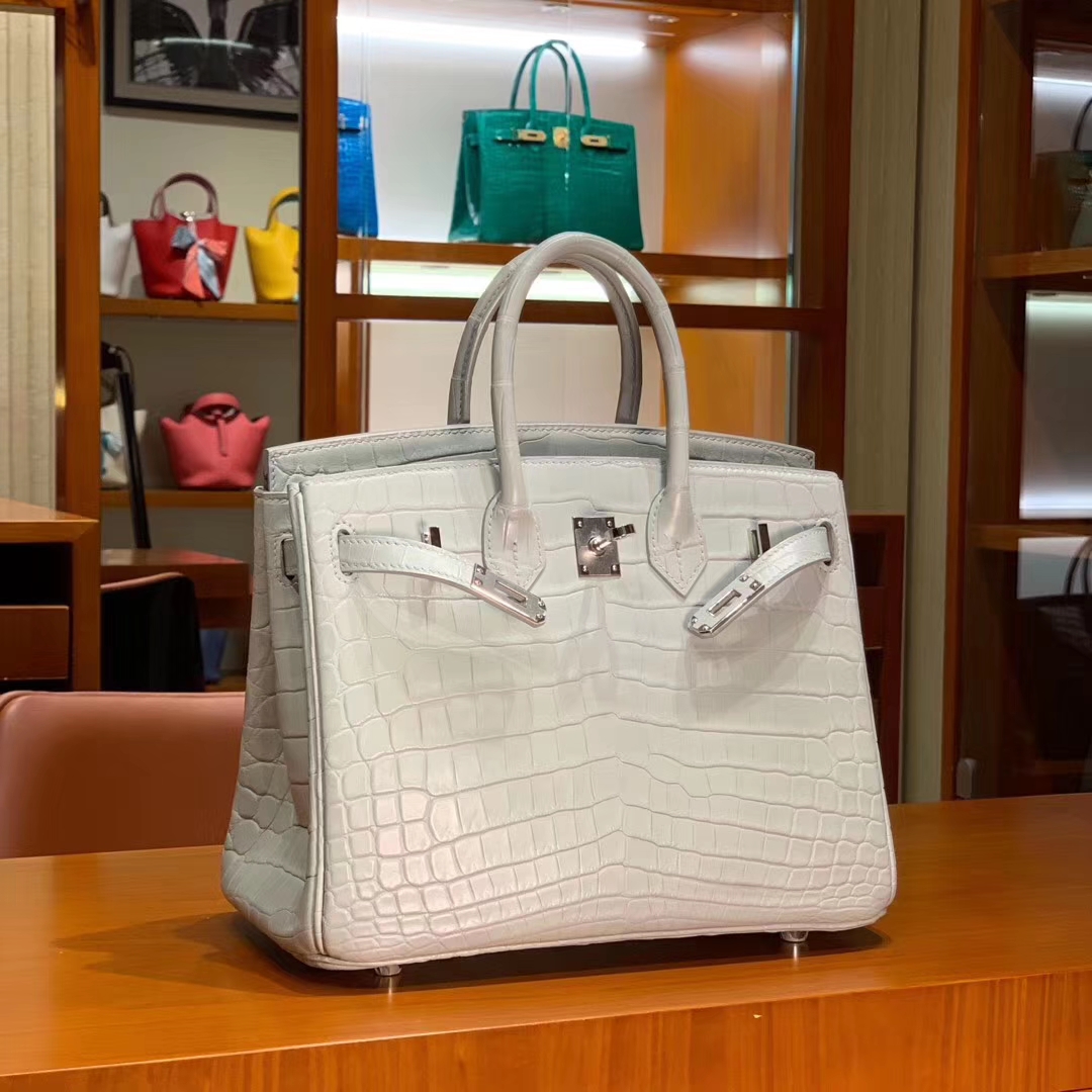 HERMES 原厂进口鳄鱼皮 每个纹路都是独一无二的 顶级做工 Birkin 25cm 30cm 