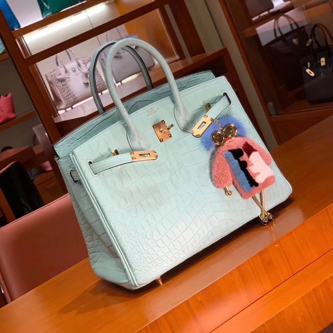 HERMES 原厂进口鳄鱼皮 每个纹路都是独一无二的 顶级做工 Birkin 25cm 30cm 
