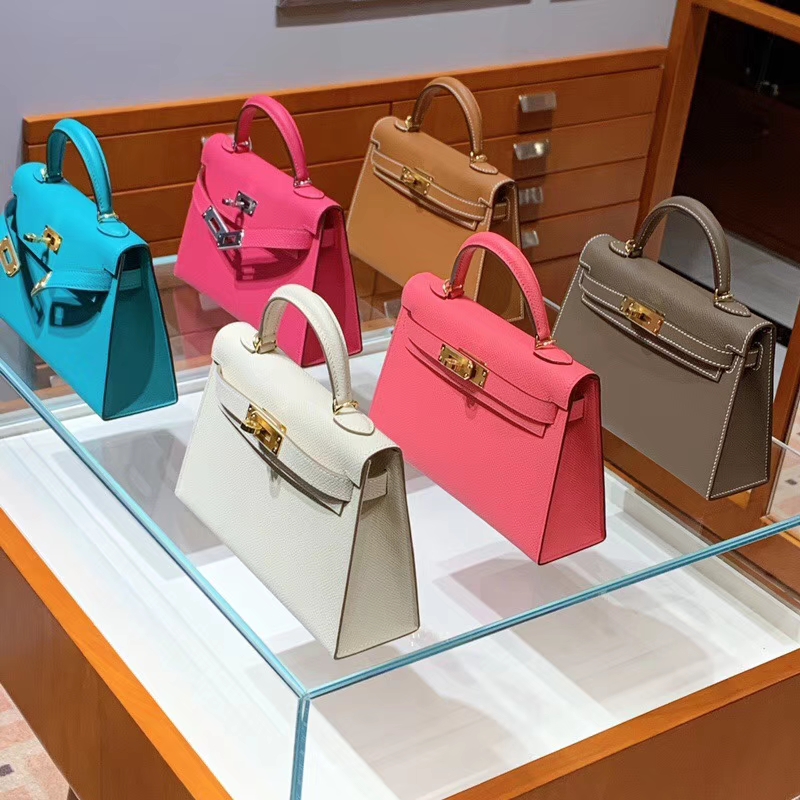 爱马仕 HERMES MiniKelly 2 配原版正品全套包装 金银扣可定制