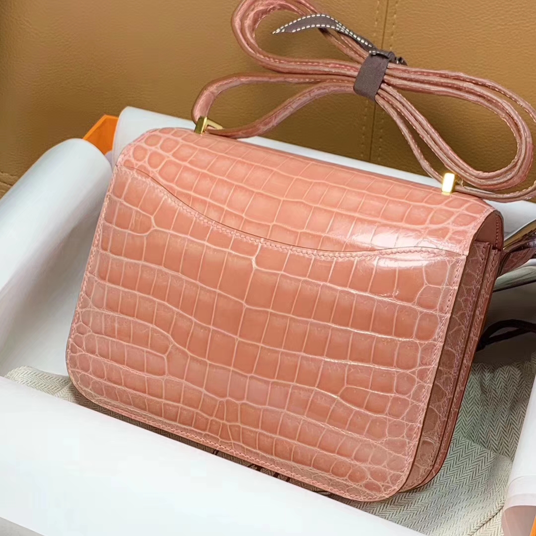 HERMES Constance 19CM 24CM 鳄鱼皮 现货