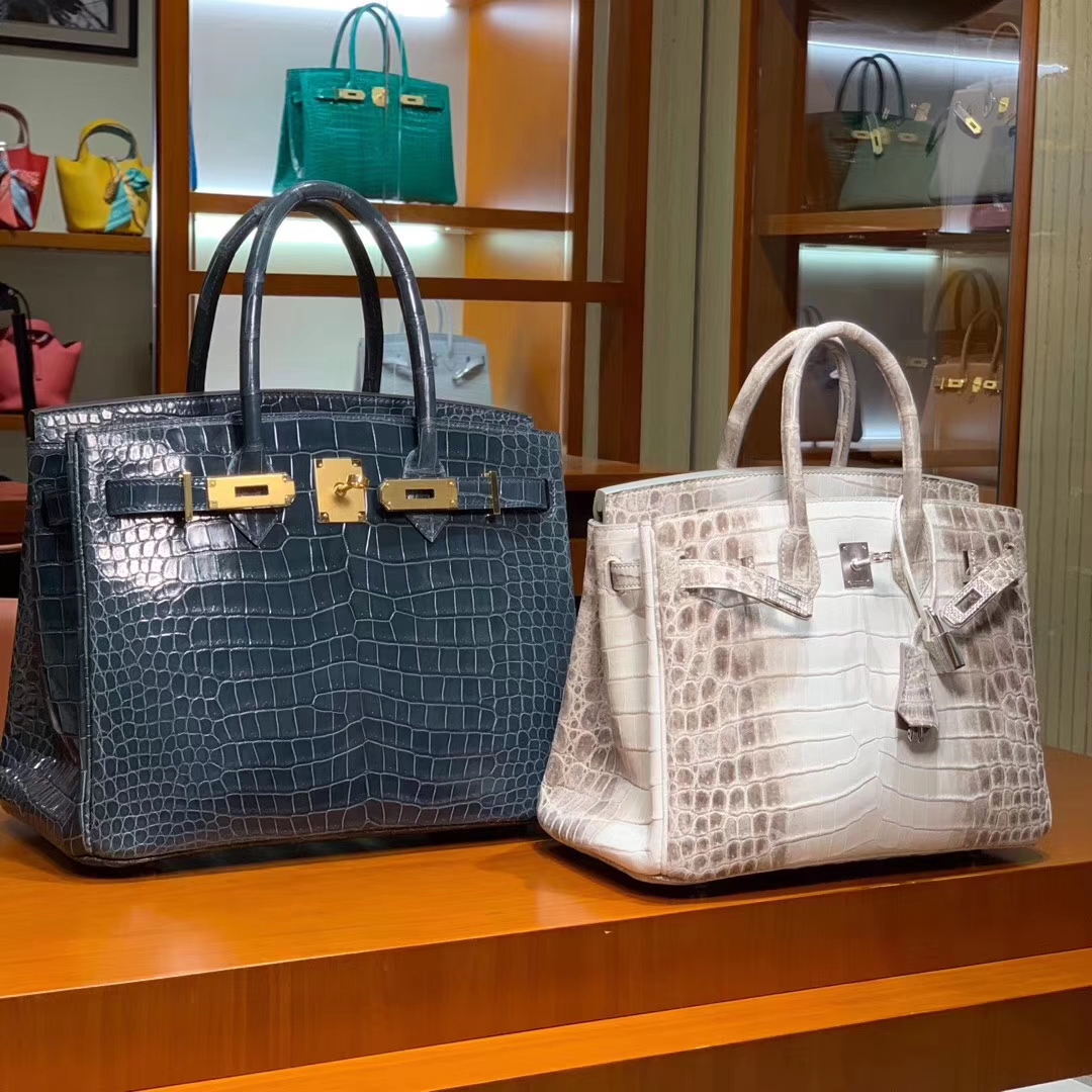 HERMES 原厂进口鳄鱼皮 每个纹路都是独一无二的 顶级做工 Birkin 25cm 30cm 