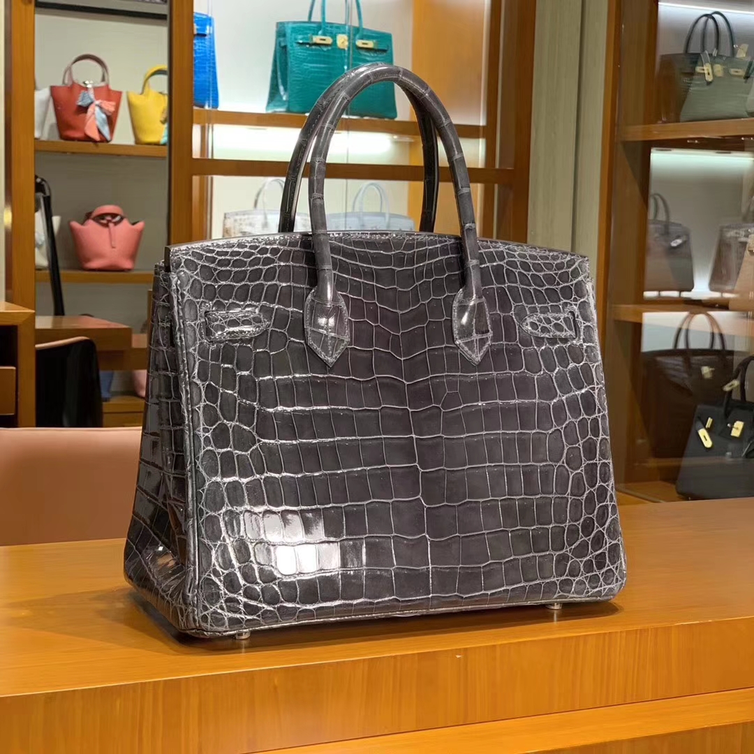HERMES 原厂进口鳄鱼皮 每个纹路都是独一无二的 顶级做工 Birkin 25cm 30cm 