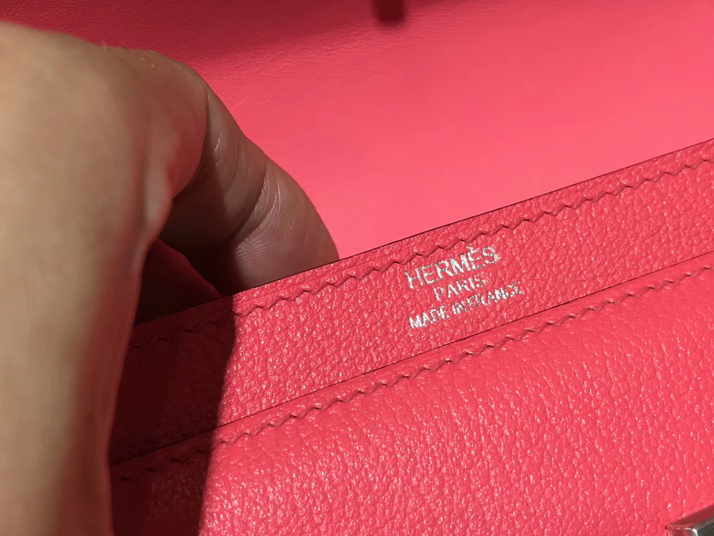 HERMES Verrou 18cm 山羊皮 唇膏粉