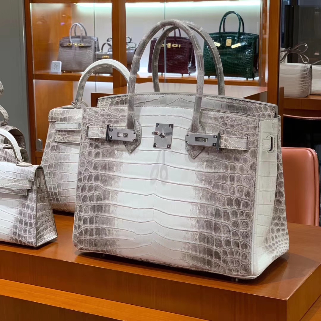 爱马仕 HERMES Mini Kelly  Birkin 25/30 喜马拉雅 鳄鱼皮